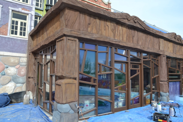 Houten maatwerk voor Plopsaqua