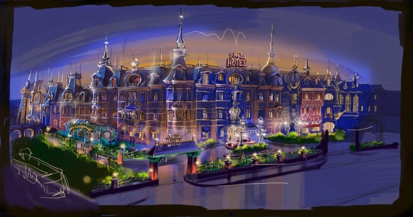 Thematisch houten maatwerk voor het Plopsa Hotel